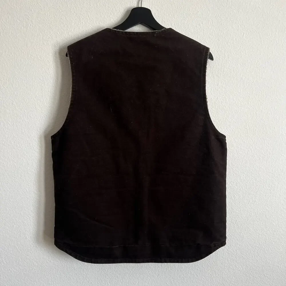 Carhartt V26 DKB brown work wear vest